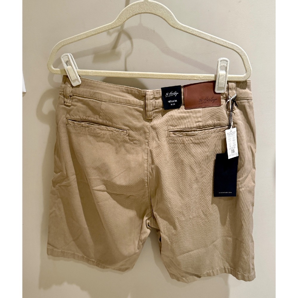 34 Heritage Nevada Khaki Fine Touch Shorts - Men's Size 34